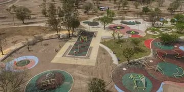 Luján inaugura hoy la plaza de juegos más grande de Mendoza