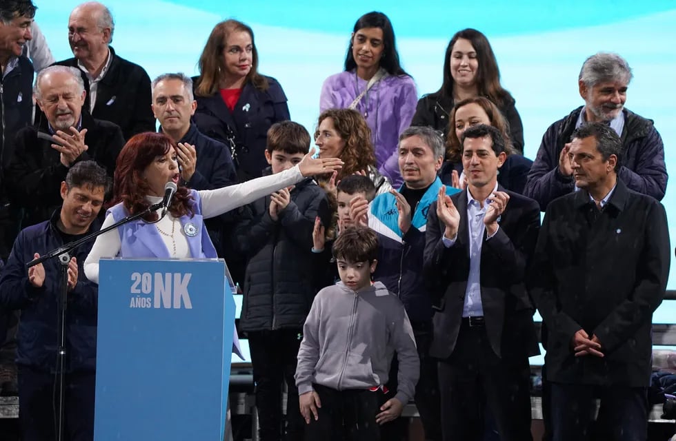 Cristina Fernández De Kirchner no dio definiciones sobre candidaturas. Foto; Clarín