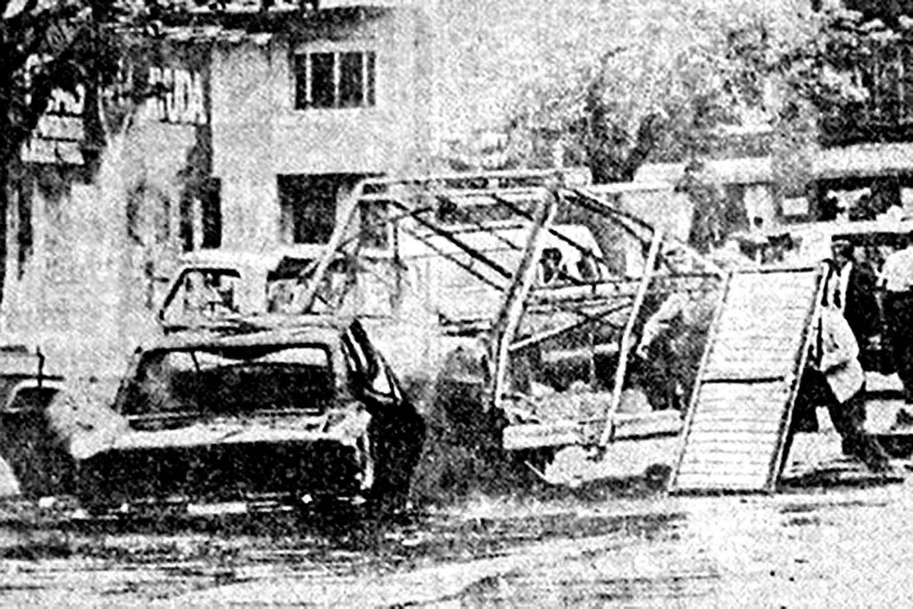 El asesinato de Francisco Soldati, el 13 de noviembre de 1979. Foto: Web