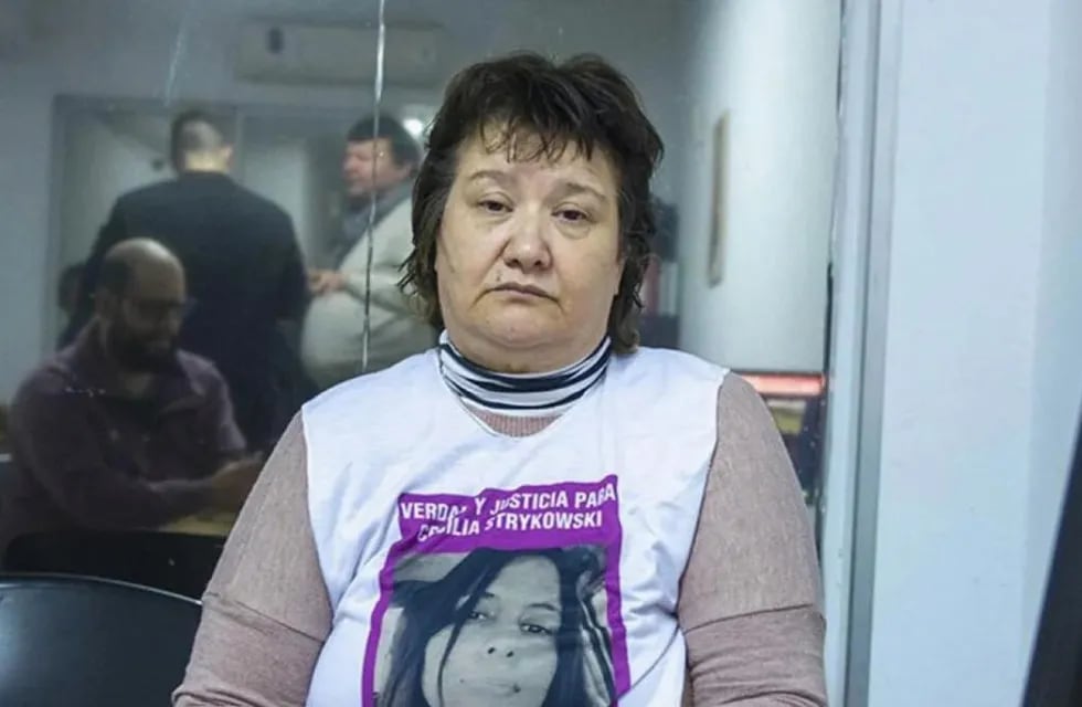 Gloria Romero, mamá de Cecilia Strzyzowski, reclama justicia por el femicidio de su hija en Chaco en el que están detenidos y sospechados del crimen el clan Sena, una familia cercana al ex gobernador Capitanich.