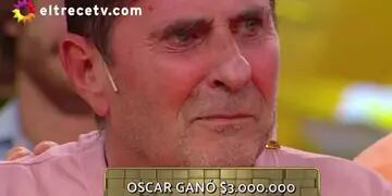 Oscar se llevó 3 millones de pesos en el primer programa de la nueva temporada de Los 8 escalones