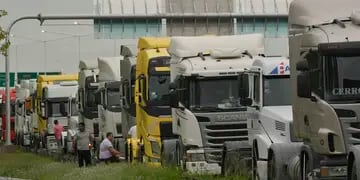 Protesta de camioneros