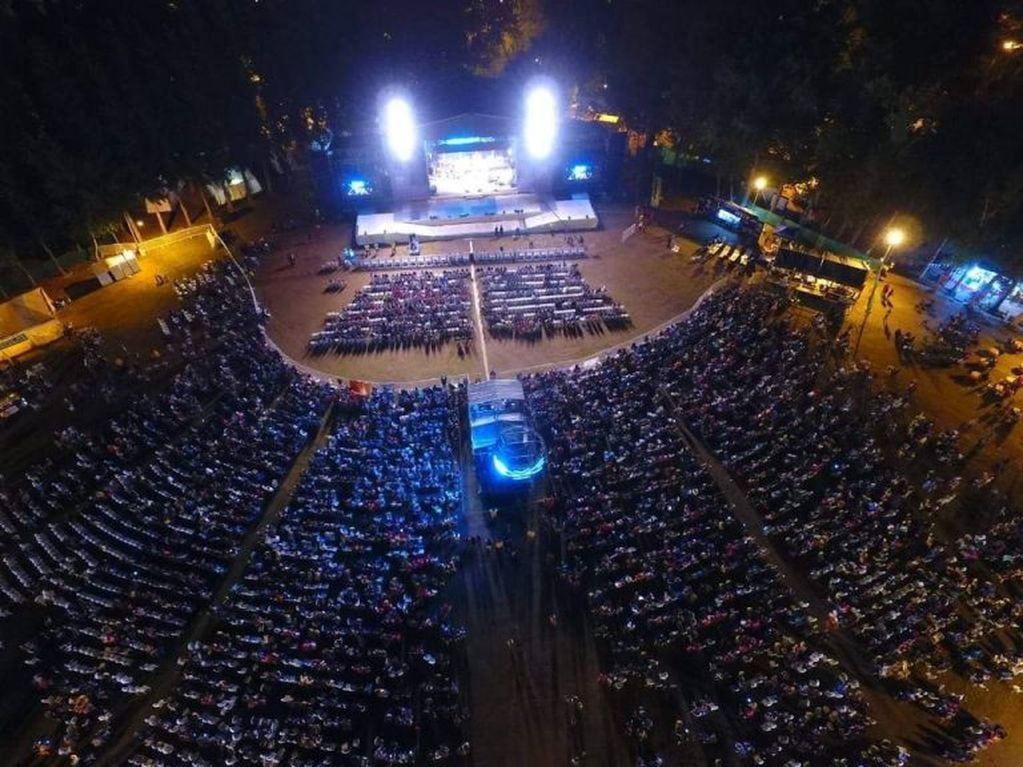 El anfiteatro donde se realizará Rivadavia Canta al País tiene capacidad para 7.000 personas. 
