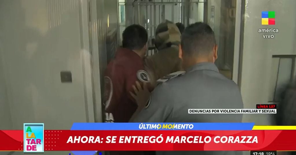 Marcelo Corazza se entregó en la sede de la División Trata de Personas de la Policía de la Ciudad.