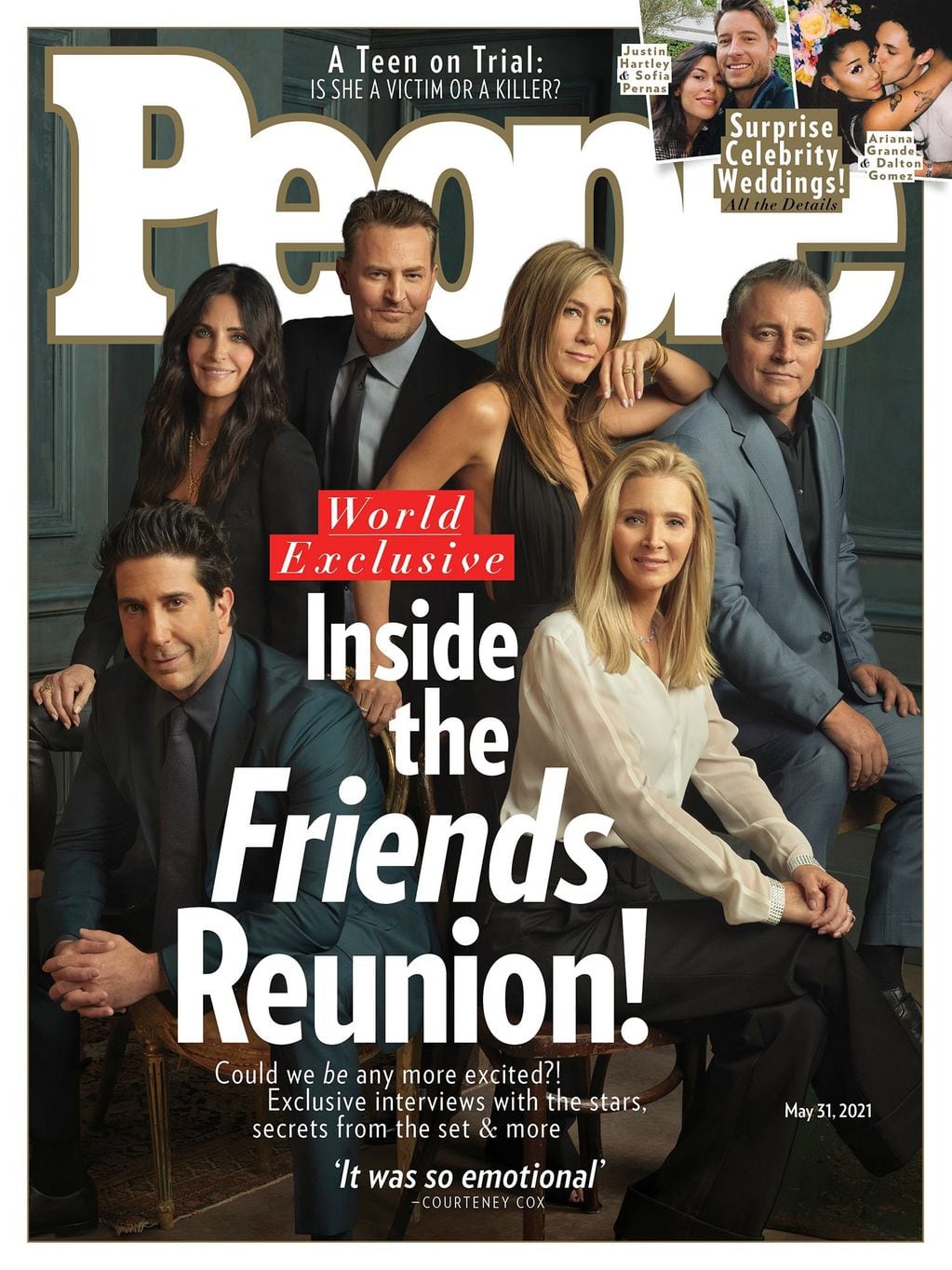 Portada de la última revista People con el elenco de "Friends" - 