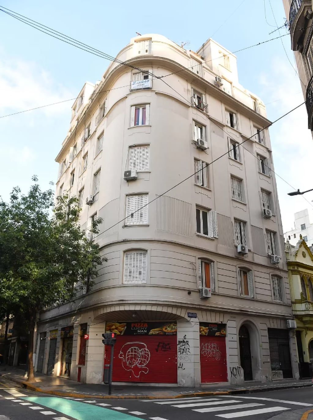 Alexander Verner declaró como domicilio un edificio de la calle Santiago del Estero en la Ciudad de Buenos Aires. Foto: Infobae