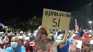 Seis días después de las protestas, el gobierno de Cuba moviliza partidarios
