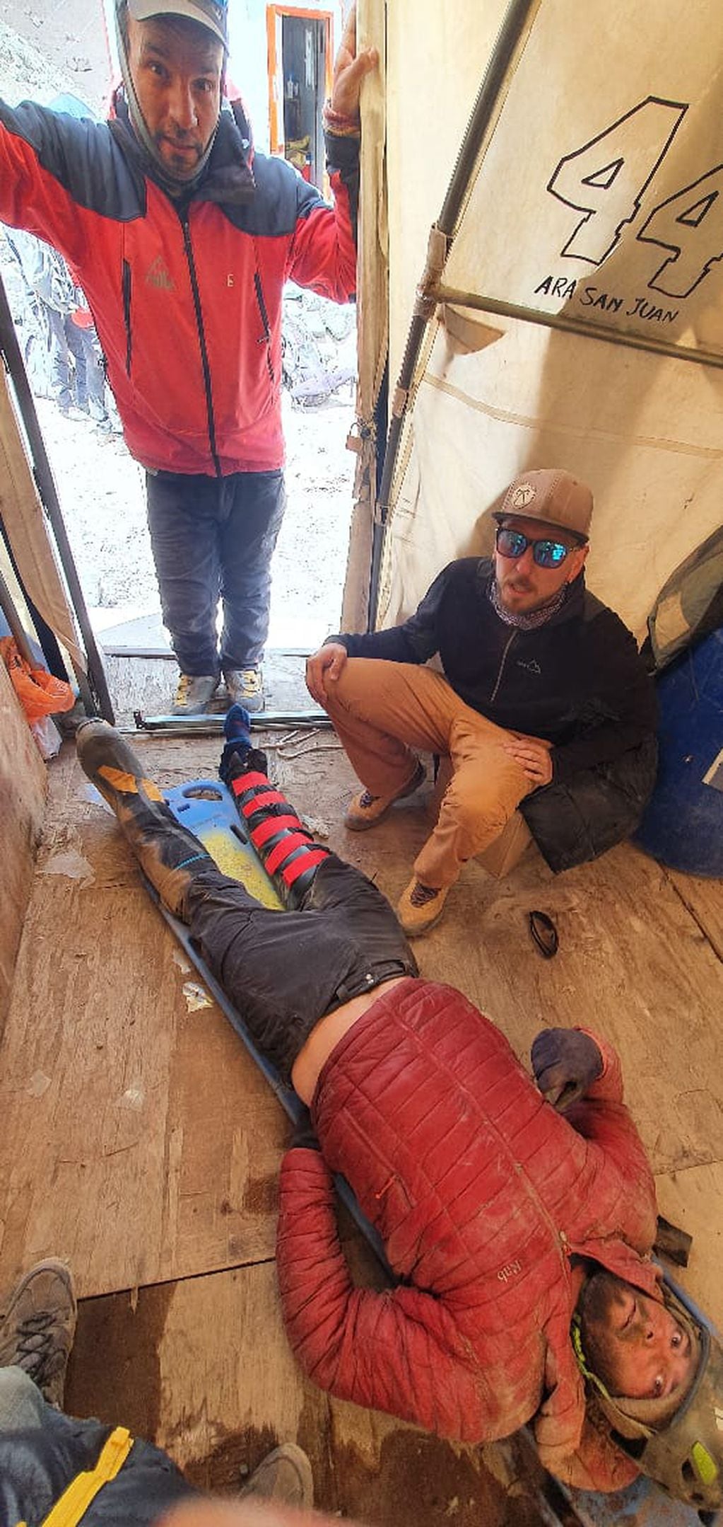 Primer rescate de la temproada en el Parque Provincial Aconcagua