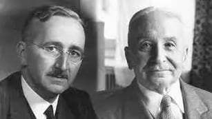 Ludwig von Mises y F.A. Hayek,
