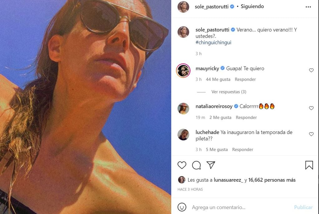 La Sole mostró su bronceado natural en Instagram - 