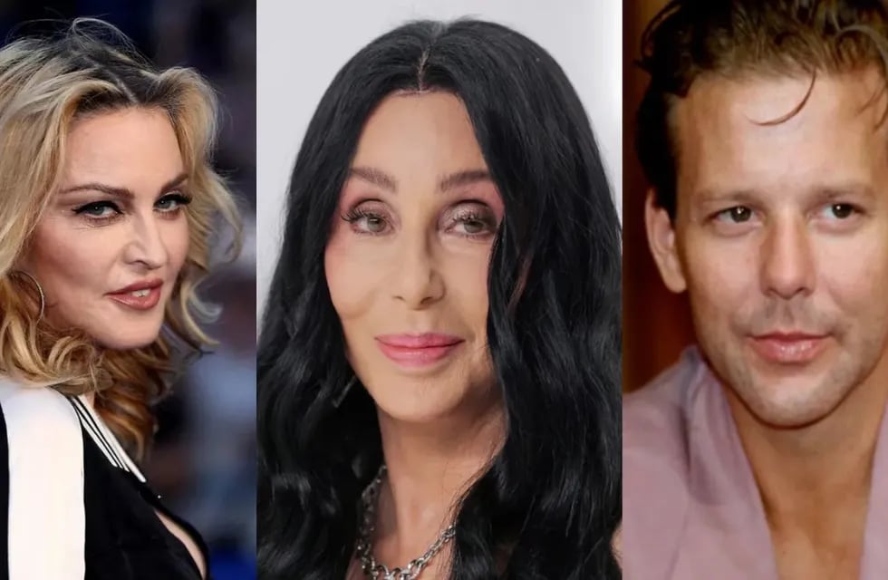 Así se verían Madonna, Cher y Mickey Rourke sin cirugías estéticas, según la inteligencia artificial. Gentileza: TN.
