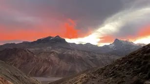Viento blanco de 100 km/h y que arrasa con todo: así es el Marmolejo, el cerro donde fallecieron los 3 andinistas. Foto: Gentileza Gerardo Castillo