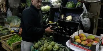 Aumento del precio en frutas y verduras