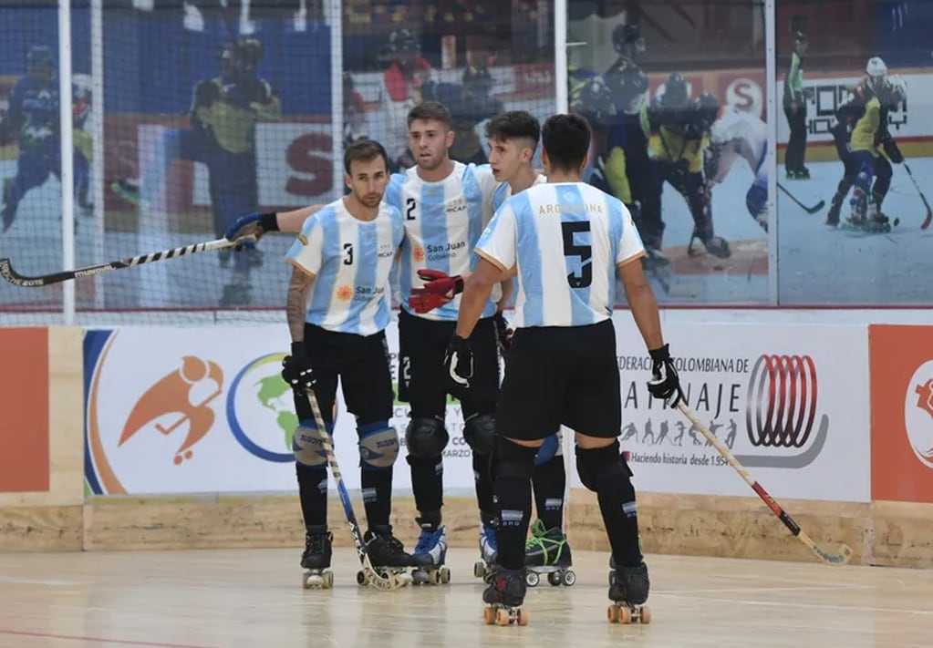 Argentina finalista en el Panamericano de las Naciones de hockey Patín en Bogotá.