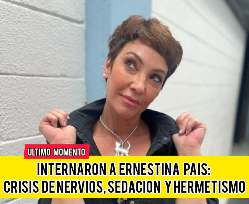 Internaron a Ernestina Pais. / Archivo