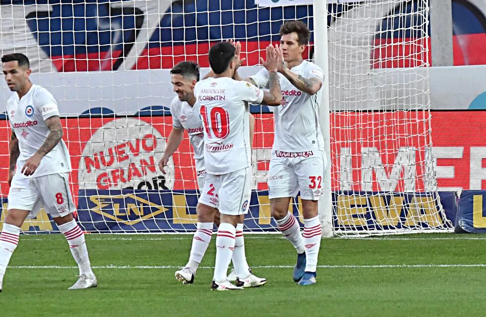 Nicolás Reniero marcó el gol de Argentinos en el 1 a 0 ante San Lorenzo. / Gentileza.