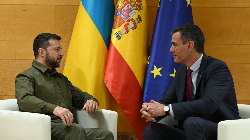 Volodímir Zelenski pidió más apoyo a España. Foto: X.