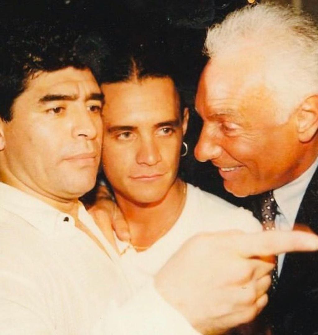 Maradona, Roberto Edgar y Guillermo Cóppola.