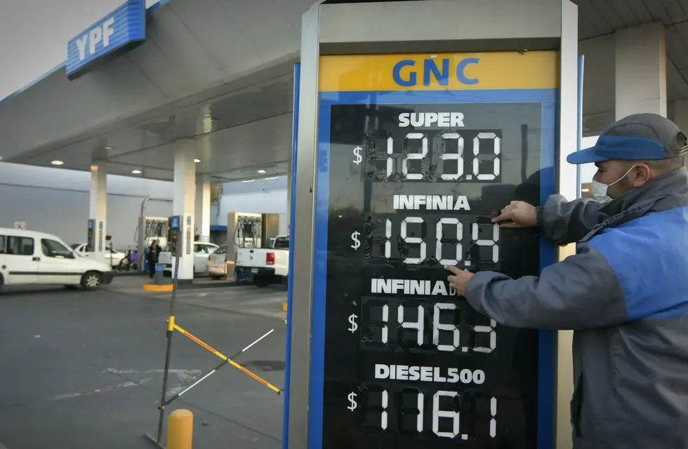 YPF aumentó el combustible: nuevos precios./Orlando Pelichotti- Los Andes