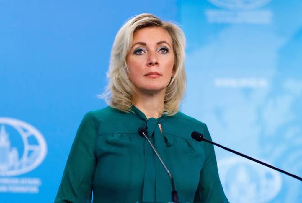 María Zajárova, la portavoz del Ministerio de Asuntos Exteriores de Rusia.