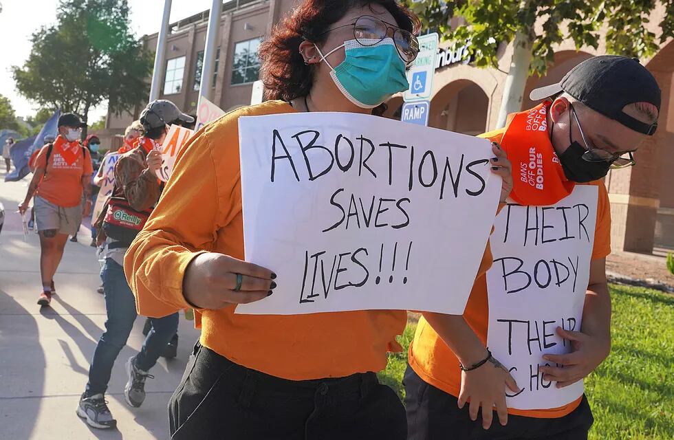 Partidarios del derecho al aborto.