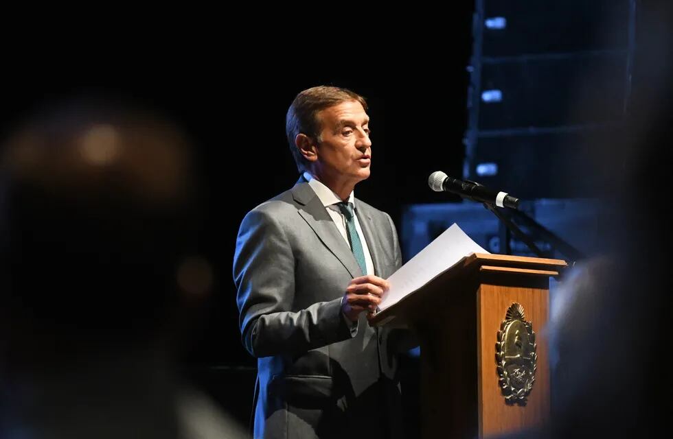 Rodolfo Suárez insistió con la reforma de la Constitución en la apertura del año judicial. José Gutiérrez / Los Andes
