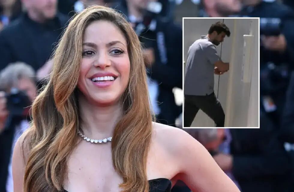 El video de Piqué molesto en la calle, afuera de la casa de Shakira y sin  llaves