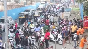 Huelga de transportistas en India