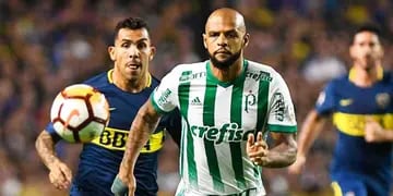 El volante de Palmeiras estaba viendo el partido del Millonario ante Banfield y aprovechó para meterse a los hinchas de Boca en el bolsillo.