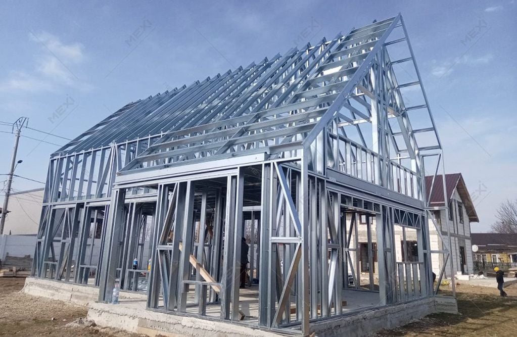 Las viviendas en Steel Framing se construyen en un 70% menos de tiempo que una obra “húmeda”.