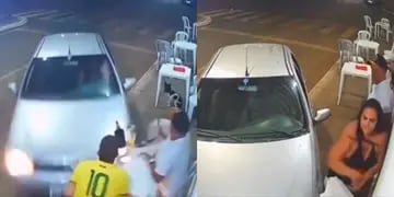 Video: atropelló a su novio porque salió a tomar con su amigo después de una pelea