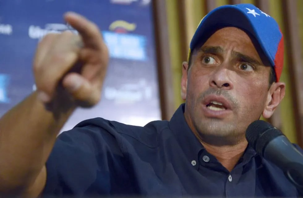 Capriles teme que se suspendan los comicios legislativos