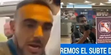 Video: un periodista argentino subió a un tren en Qatar y perdió a su camarógrafo en plena transmisión