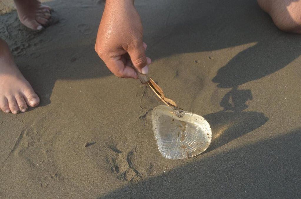 Creyeron que habían encontrado una medusa en la playa y se trataba de un implante mamario