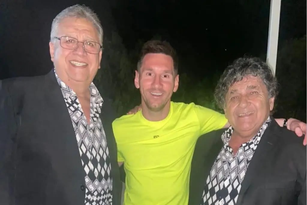 Messi con Los Palmera