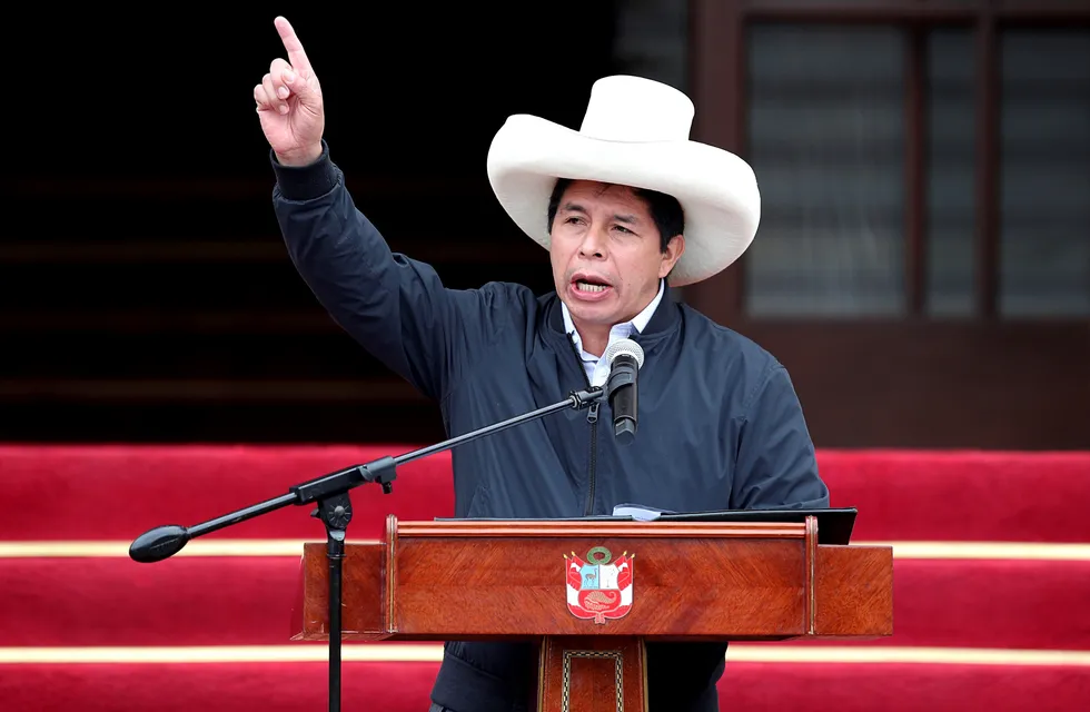 El Congreso peruano dio luz verde para iniciar el debate por la destitución de Pedro Castillo. AP.