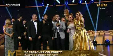 El Premio Martín Fierro de Oro 2022 fue para MasterChef Celebrity
