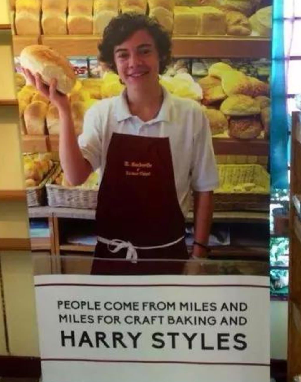 Harry Styles y su trabajo de panadero