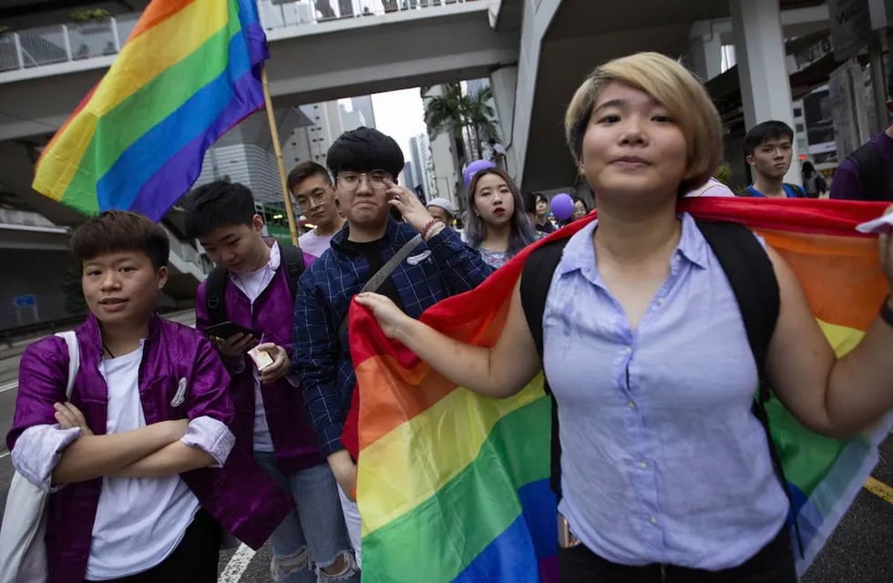 China busca que imágenes como esta, que es la Marcha del Orgullo Gay 2018 en Hong Kong, no vuelvan a repetirse en el país.