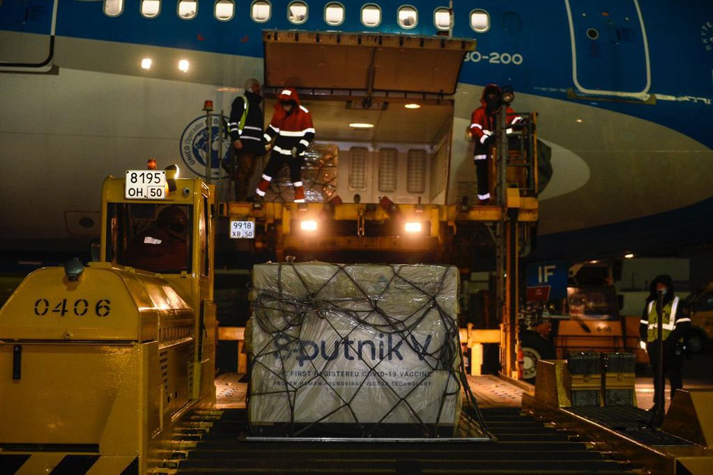 Aerolíneas Argentinas se encargó del traslado desde Moscú de la Sputnik V - 