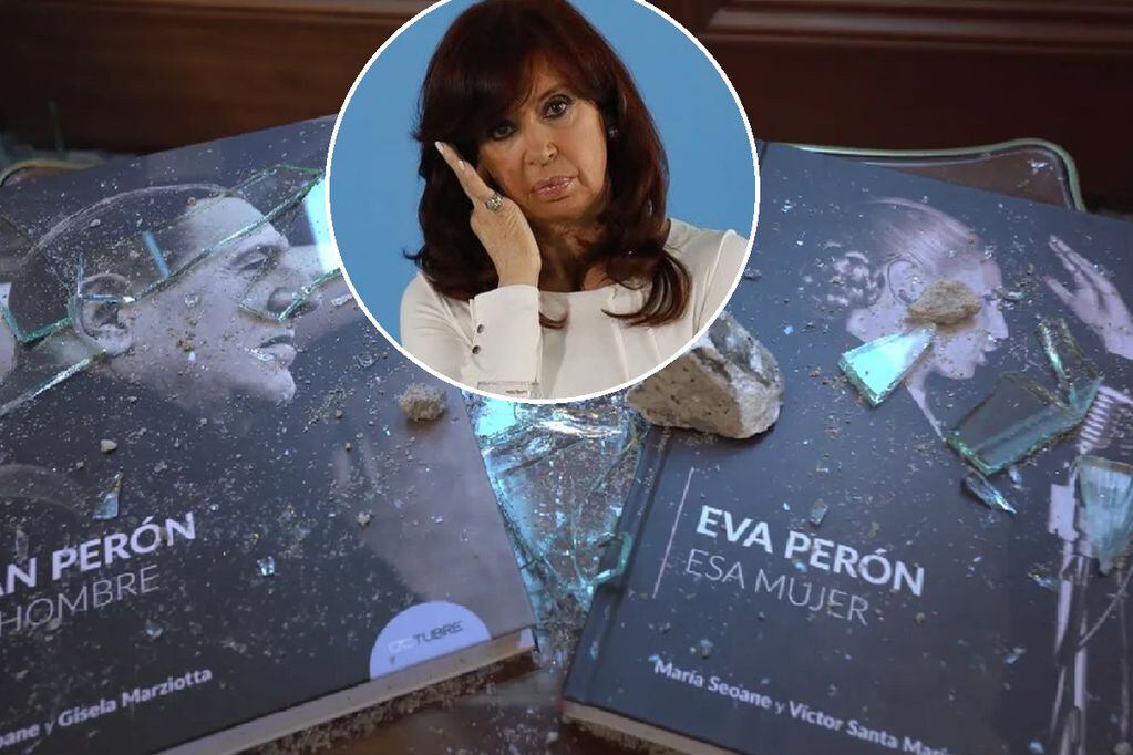 Cristina Kirchner mostró los destrozos en su despacho del Senado