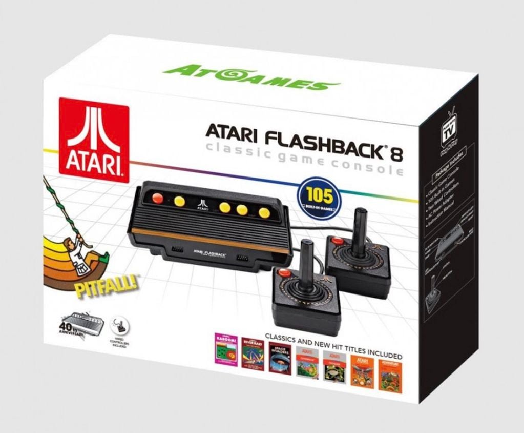 La nostalgia explota con la consola Atari Flashback 8 Classic.