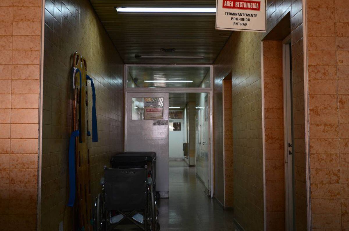 El trabajador fue llevado al hospital Chrabalowsk de Uspallata, aunque los médicos no pudieron salvarle la vida. /Los Andes