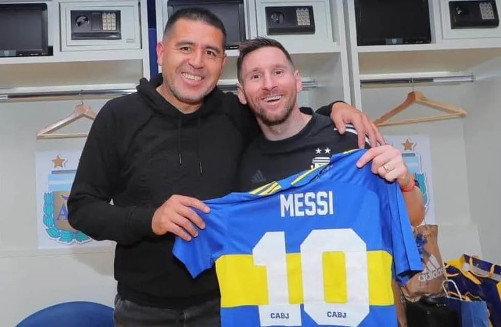 Riquelme confirmó que Lionel Messi estará presente en su partido despedido en La Bombonera. / Gentileza.