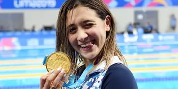 Así lo confirmó el Comité Olímpico Argentino. La nadadora va hoy por su tercera medalla.