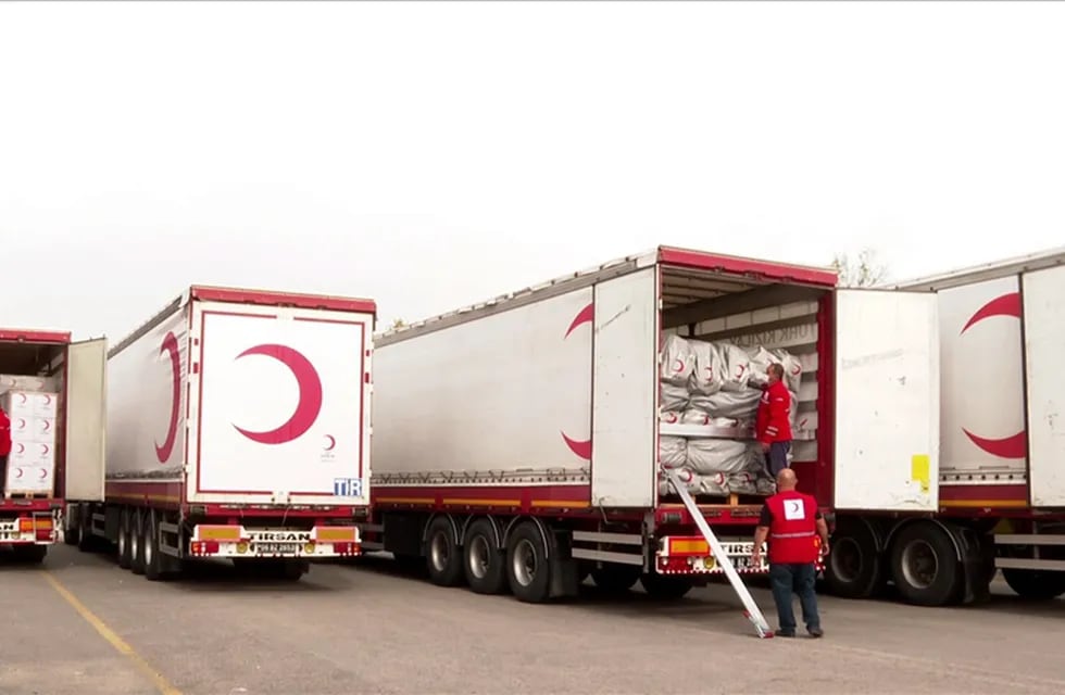 Medialuna Roja Turca envía ayuda humanitaria a Ucrania