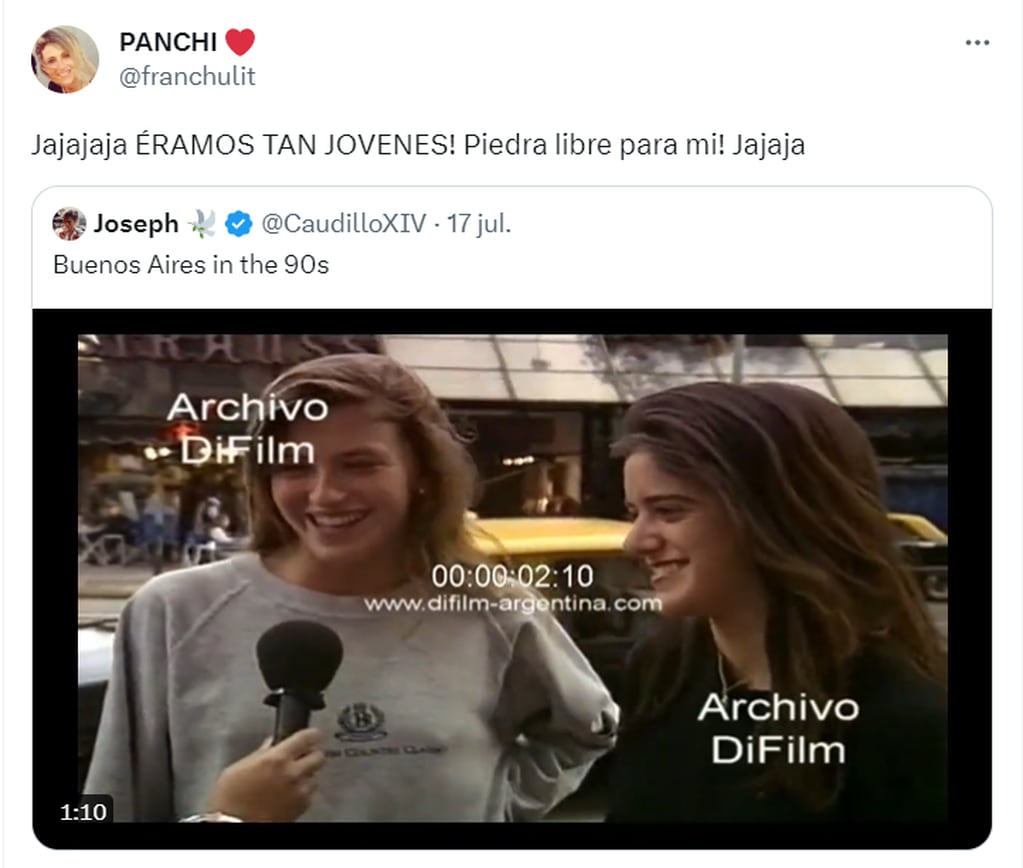 Francista se "encontró" en un video viral - Twitter