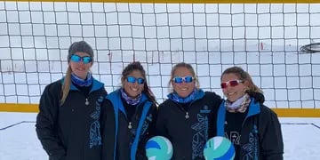 La sancarlina, se encuentra en Austria disputando el Circuito Mundial de esta nueva modalidad de vóleibol en la nieve. 