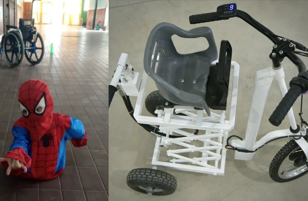 Agustín Torrales, el pequeño Spiderman de La Paz y quien nació sin piernas.