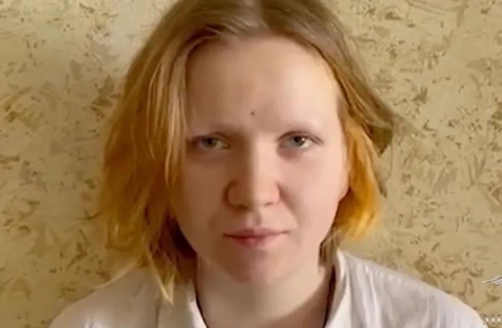 Daria Trépova, arrestada por el asesinato del periodista Vladlén Tatarski este domingo.